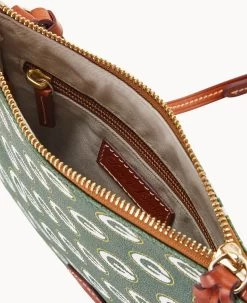 NFL Packers North South Top Zip Crossbody Packers 13 NFL Packers North South Top Zip Crossbody Packers -Online Sale Dooney & Bourke BL371G NJGRPATNPCKR ALT2
