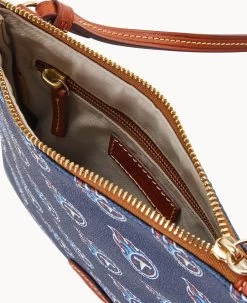NFL Titans North South Top Zip Crossbody Titans 13 NFL Titans North South Top Zip Crossbody Titans -Online Sale Dooney & Bourke BL371G NJNVPATNTTNS ALT2