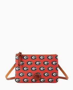 Collegiate University Of Georgia Top Zip Crossbody University Of Georgi -Online Sale Dooney & Bourke BL372G AARDPATNGEA0 1
