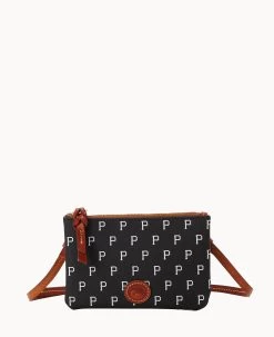 MLB Pirates Top Zip Crossbody Pirates -Online Sale Dooney & Bourke BL372G MJBLPATNPRAT 1