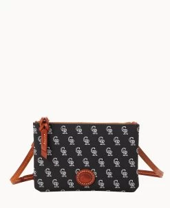 MLB Rockies Top Zip Crossbody Rockies 19 MLB Rockies Top Zip Crossbody Rockies -Online Sale Dooney & Bourke BL372G MJBLPATNROKI 2