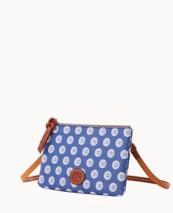 MLB Cubs Top Zip Crossbody Cubs 16 MLB Cubs Top Zip Crossbody Cubs -Online Sale Dooney & Bourke BL372G MJBUPATNCUBS ALT1 1