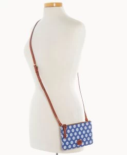 MLB Cubs Top Zip Crossbody Cubs 14 MLB Cubs Top Zip Crossbody Cubs -Online Sale Dooney & Bourke BL372G MJBUPATNCUBS ALT4