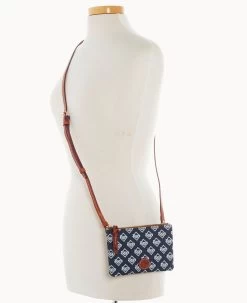 MLB Rays Top Zip Crossbody Rays 18 MLB Rays Top Zip Crossbody Rays -Online Sale Dooney & Bourke BL372G MJNVPATNRAYS ALT4 1