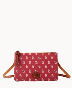 MLB Cardinals Top Zip Crossbody Cardinals -Online Sale Dooney & Bourke BL372G MJRDPATNCDNL 2