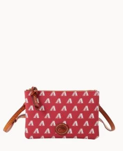 MLB Diamondbacks Top Zip Crossbody Diamondbacks -Online Sale Dooney & Bourke BL372G MJRDPATNDBAK 2