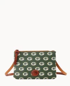 NFL Packers Top Zip Crossbody Packers -Online Sale Dooney & Bourke BL372G NJGRPATNPCKR 1