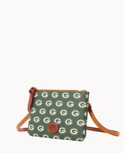 NFL Packers Top Zip Crossbody Packers -Online Sale Dooney & Bourke BL372G NJGRPATNPCKR ALT1