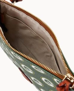 NFL Packers Top Zip Crossbody Packers -Online Sale Dooney & Bourke BL372G NJGRPATNPCKR ALT2 1
