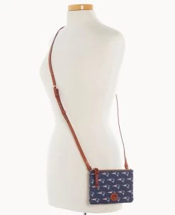 NFL Patriots Top Zip Crossbody Patriots 18 NFL Patriots Top Zip Crossbody Patriots -Online Sale Dooney & Bourke BL372G NJNVPATNPATR ALT4 1