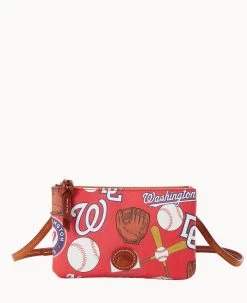 MLB Nationals Top Zip Crossbody Nationals 15 MLB Nationals Top Zip Crossbody Nationals -Online Sale Dooney & Bourke BL372G QURDPATNNTNL 1