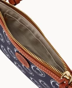Collegiate Penn State University Large Slim Crossbody Penn State 13 Collegiate Penn State University Large Slim Crossbody Penn State -Online Sale Dooney & Bourke BL373G AANVPATNPNST ALT2