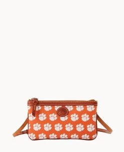 Collegiate Clemson University Large Slim Crossbody Clemson