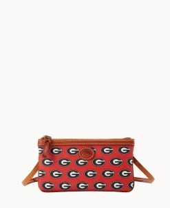 Collegiate University Of Georgia Large Slim Crossbody University Of Georgi -Online Sale Dooney & Bourke BL373G AARDPATNGEA0 2