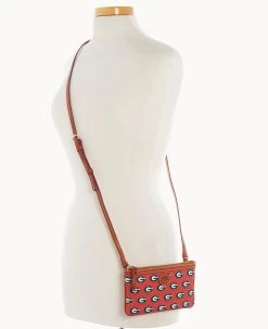 Collegiate University Of Georgia Large Slim Crossbody University Of Georgi -Online Sale Dooney & Bourke BL373G AARDPATNGEA0 ALT4