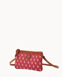 MLB Cardinals Large Slim Crossbody Cardinals -Online Sale Dooney & Bourke BL373G MJRDPATNCDNL ALT1 1