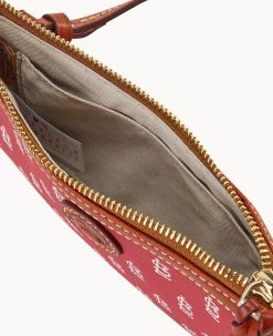 MLB Cardinals Large Slim Crossbody Cardinals -Online Sale Dooney & Bourke BL373G MJRDPATNCDNL ALT2 1