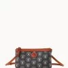 NFL Raiders Large Slim Crossbody Raiders 2 NFL Raiders Large Slim Crossbody Raiders -Online Sale Dooney & Bourke BL373G NJBLPATNRAID