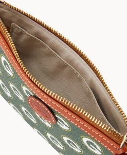 NFL Packers Large Slim Crossbody Packers -Online Sale Dooney & Bourke BL373G NJGRPATNPCKR ALT2