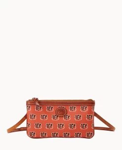 NFL Bengals Large Slim Crossbody Bengals -Online Sale Dooney & Bourke BL373G NJORPATNBENG 1