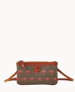 NFL Buccaneers Large Slim Crossbody Buccaneers 15 NFL Buccaneers Large Slim Crossbody Buccaneers -Online Sale Dooney & Bourke BL373G NJPWPATNBUCC 1