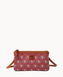 NFL 49ERS Large Slim Crossbody 49ERS -Online Sale Dooney & Bourke BL373G NJRDPATN49ER 1