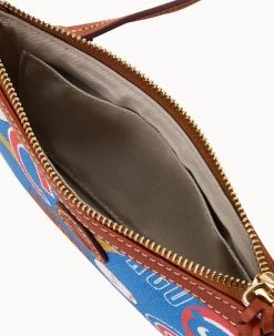 MLB Cubs Large Slim Crossbody Cubs -Online Sale Dooney & Bourke BL373G QUBUPATNCUBS ALT2 1