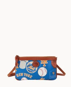 MLB Mets Large Slim Crossbody Mets -Online Sale Dooney & Bourke BL373G QUBUPATNMETS 2