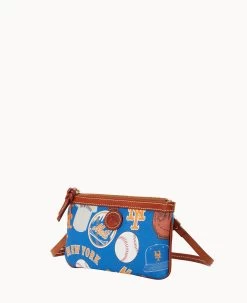 MLB Mets Large Slim Crossbody Mets -Online Sale Dooney & Bourke BL373G QUBUPATNMETS ALT1 1