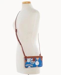 MLB Mets Large Slim Crossbody Mets -Online Sale Dooney & Bourke BL373G QUBUPATNMETS ALT4