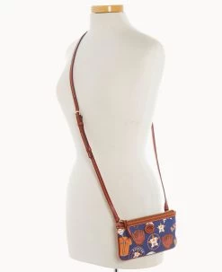 MLB Astros Large Slim Crossbody Astros -Online Sale Dooney & Bourke BL373G QUNVPATNASTO ALT4