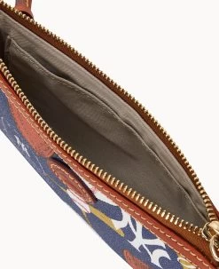 MLB Yankees Large Slim Crossbody Yankees -Online Sale Dooney & Bourke BL373G QUNVPATNYANK ALT2 1