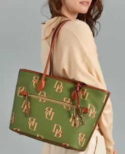 Monogram Tote Avocado -Online Sale Dooney & Bourke BMONO1964 ILD lifestyle 1
