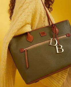 Pebble Grain Tote Hot Pink 28 Pebble Grain Tote Hot Pink -Online Sale Dooney & Bourke BPEBC1964 ILD lifestyle 1