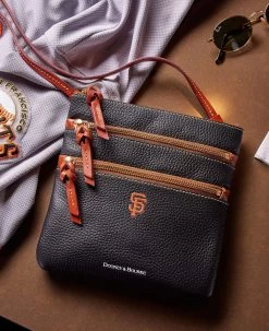 MLB Giants N S Triple Zip Crossbody GIANTS -Online Sale Dooney & Bourke BPSGI0298 ILD lifestyle 1