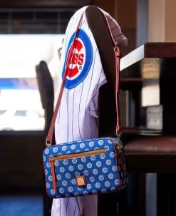 MLB Cubs Camera Zip Crossbody CUBS -Online Sale Dooney & Bourke BSGCB1936 ILD lifestyle 1