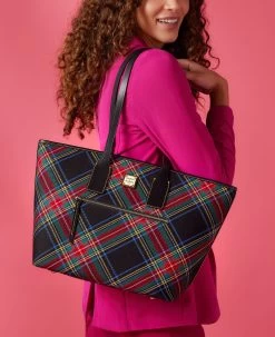 Tartan Tote Black -Online Sale Dooney & Bourke BTART1854 ILD lifestyle 1
