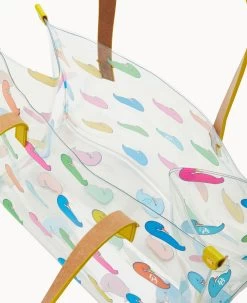 DB Sport Duck Multi Duck Medium Shopper Yellow -Online Sale Dooney & Bourke G1024G PLMULTYL ALT2 1