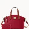 Pebble Grain Ruby Bag With Card Case Wine -Online Sale Dooney & Bourke M0177G P1WNPATN