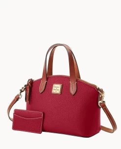 Pebble Grain Ruby Bag With Card Case Wine -Online Sale Dooney & Bourke M0177G P1WNPATN ALT1 1