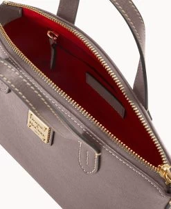 Saffiano Ruby Bag With Card Case Taupe -Online Sale Dooney & Bourke M0177G SITPSITP ALT2 1
