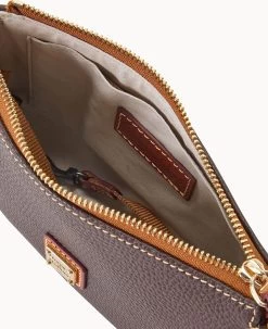 Pebble Grain Lexi Crossbody Chr(38) Small Coin Case Brown Tmoro -Online Sale Dooney & Bourke M1400G AWBMPATNLING ALT2 1