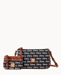 MLB Marlins Lexi Crossbody Sm Coin Case MARLINS -Online Sale Dooney & Bourke M1400G MJBLPATNMRLN 1