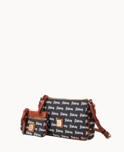 MLB Marlins Lexi Crossbody Sm Coin Case MARLINS -Online Sale Dooney & Bourke M1400G MJBLPATNMRLN ALT1 1