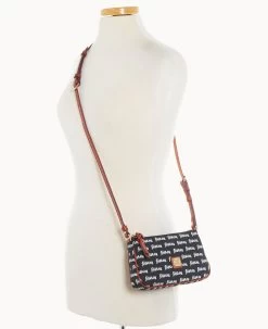 MLB Marlins Lexi Crossbody Sm Coin Case MARLINS -Online Sale Dooney & Bourke M1400G MJBLPATNMRLN ALT4 1