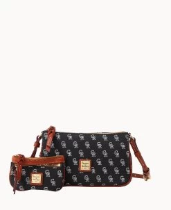 MLB Rockies Lexi Crossbody Sm Coin Case ROCKIES -Online Sale Dooney & Bourke M1400G MJBLPATNROKI 2