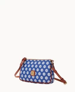 MLB Cubs Lexi Crossbody Sm Coin Case CUBS 12 MLB Cubs Lexi Crossbody Sm Coin Case CUBS -Online Sale Dooney & Bourke M1400G MJBUPATNCUBS ALT1