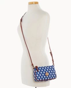 MLB Cubs Lexi Crossbody Sm Coin Case CUBS 14 MLB Cubs Lexi Crossbody Sm Coin Case CUBS -Online Sale Dooney & Bourke M1400G MJBUPATNCUBS ALT4