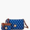 MLB Dodgers Lexi Crossbody Sm Coin Case DODGERS -Online Sale Dooney & Bourke M1400G MJBUPATNDODG
