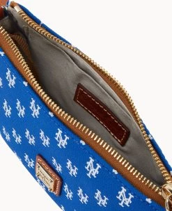 MLB Mets Lexi Crossbody Sm Coin Case METS -Online Sale Dooney & Bourke M1400G MJBUPATNMETS ALT2